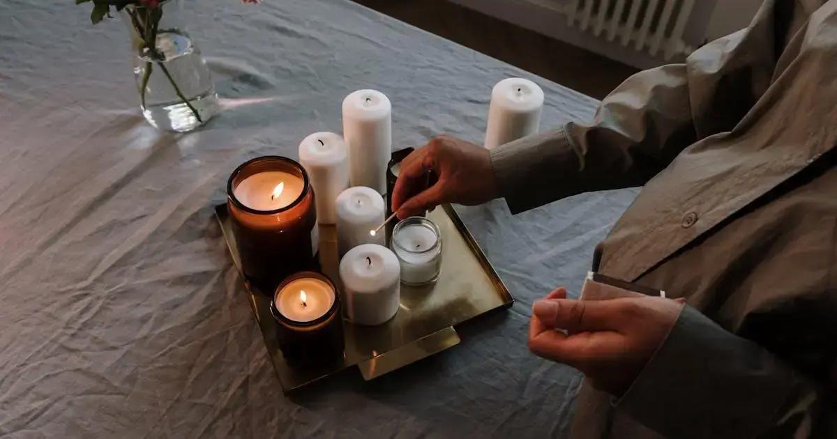 Descubra as velas aromáticas para relaxamento e mudanças de vida